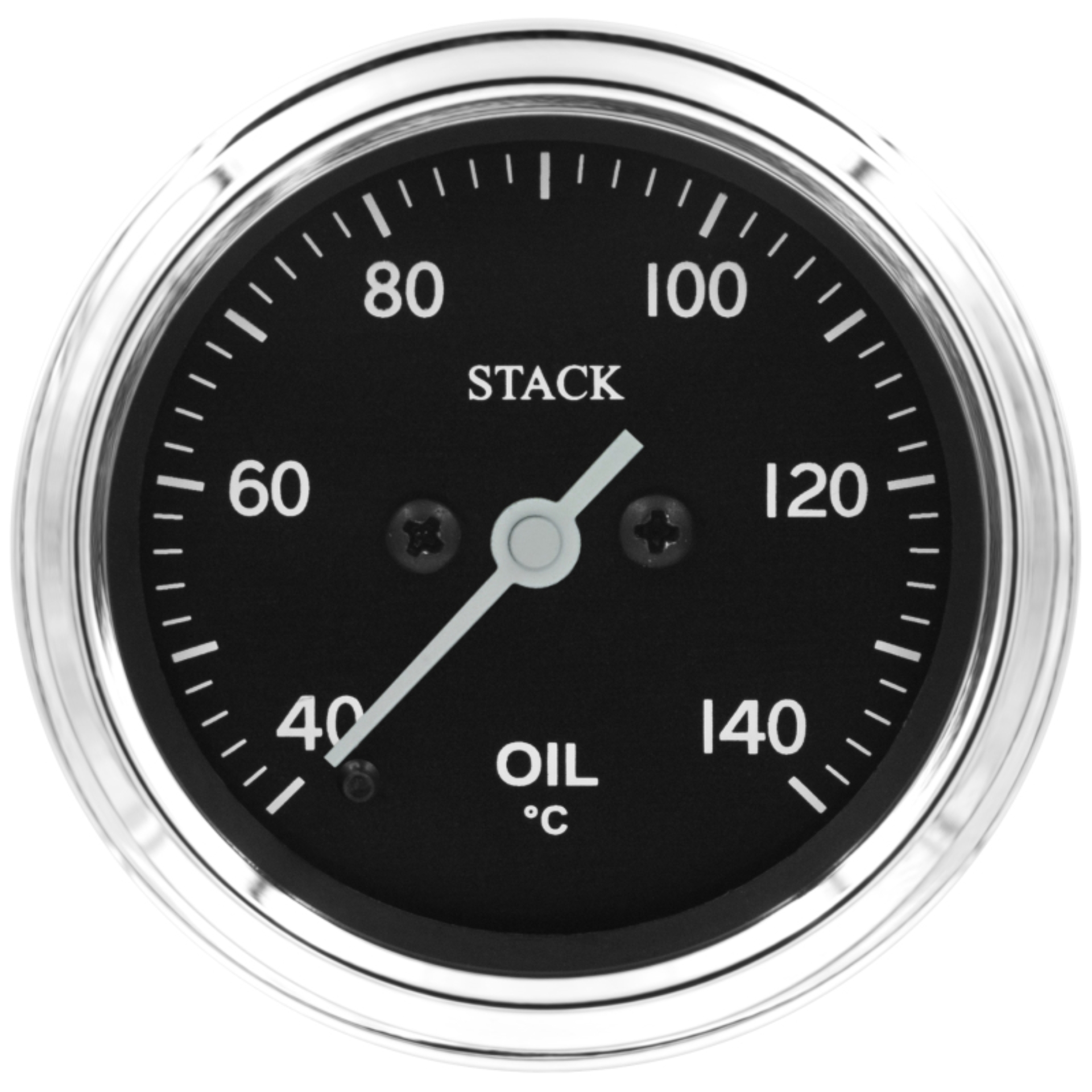 Picture of Autometer Stack 52mm 40-140 Deg C 1/8in NPTF Male Pro Stepper Motor Oil Temp Gauge - Classic