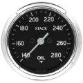 Picture of Autometer Stack 52mm 140-280 Deg F 1/8in NPTF Male Pro Stepper Motor Oil Temp Gauge - Classic