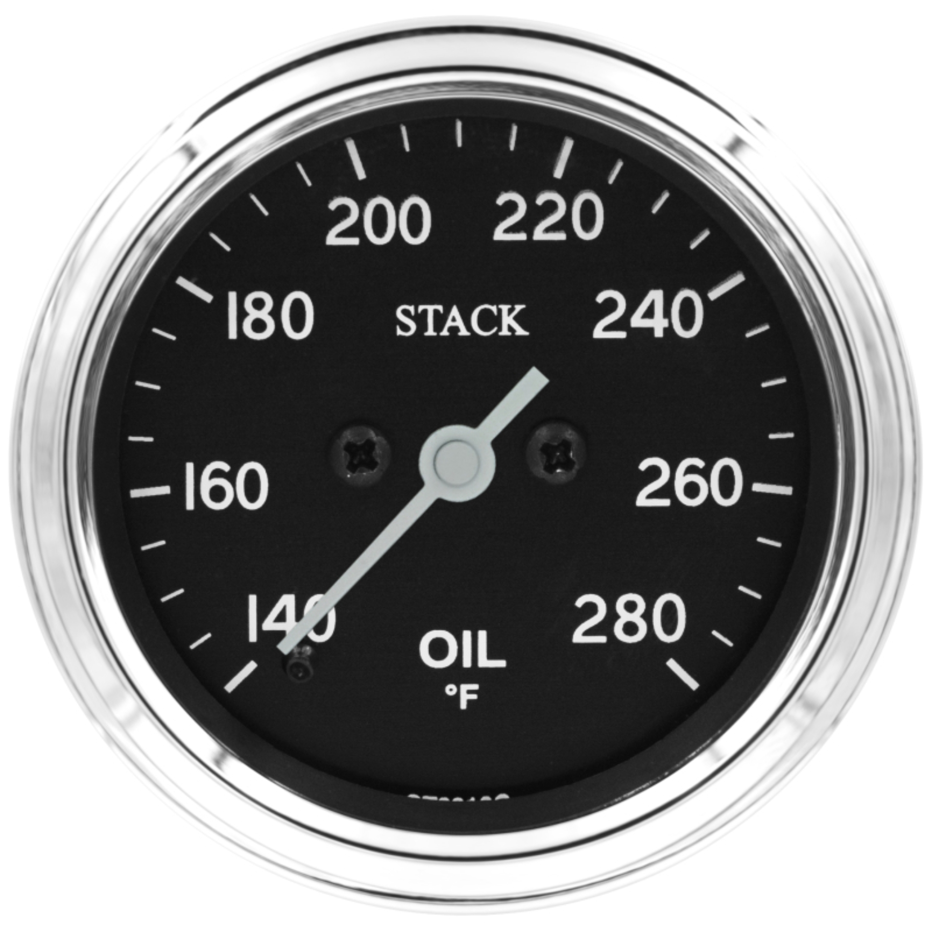 Picture of Autometer Stack 52mm 140-280 Deg F 1/8in NPTF Male Pro Stepper Motor Oil Temp Gauge - Classic