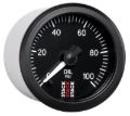 Picture of Autometer Stack 52mm 0-100 PSI 1/8in NPTF Male Pro Stepper Motor Oil Pressure Gauge - Black