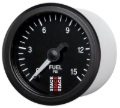 Picture of Autometer Stack 52mm 0-15 PSI 1/8in NPTF Male Pro Stepper Motor Fuel Pressure Gauge - Black