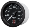 Picture of Autometer Stack 52mm 100-260 Deg F 1/8in NPTF Male Pro Stepper Motor Water Temp Gauge - Black