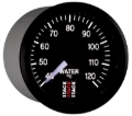 Picture of Autometer Stack 52mm 40-120 Deg C 1/8in NPTF Male Pro Stepper Motor Water Temp Gauge - Black