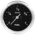 Picture of Autometer Stack 52mm 0-280 Ohm Programmable Pro Stepper Motor Fuel Level Gauge - Classic