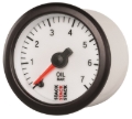 Picture of Autometer Stack 52mm 0-7 Bar M10 Male Pro Stepper Motor Oil Pressure Gauge - White