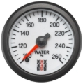 Picture of Autometer Stack 52mm 100-260 Deg F 1/8in NPTF Male Pro Stepper Motor Water Temp Gauge - White