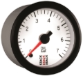 Picture of Autometer Stack 52mm 0-7 Bar M10 Male Pro Stepper Motor Oil Pressure Gauge - White