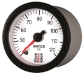 Picture of Autometer Stack 52mm 40-120 Deg C 1/8in NPTF Male Pro Stepper Motor Water Temp Gauge - White