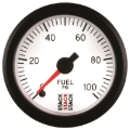 Picture of Autometer Stack 52mm 0-100 PSI 1/8in NPTF Male Pro Stepper Motor Fuel Pressure Gauge - White