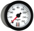 Picture of Autometer Stack 52mm 100-260 Deg F 1/8in NPTF Male Pro Stepper Motor Water Temp Gauge - White