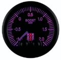 Picture of Autometer Stack 52mm -1 to +2 Bar (Incl T-Fitting) Pro-Control Boost Pressure Gauge - Black
