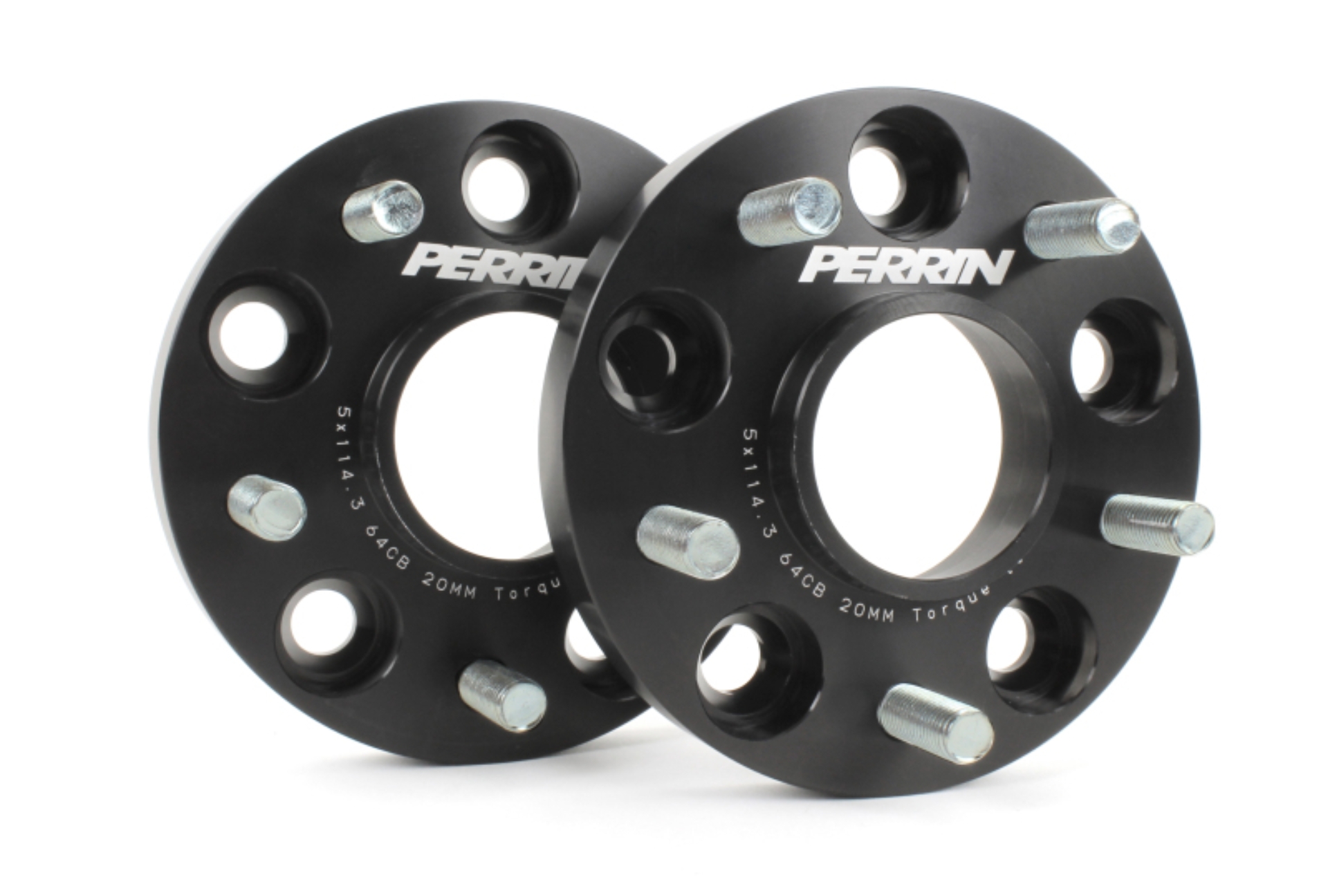 Picture of PERRIN 17-21 Honda Civic Si / 22-26 Acura Integra 64.1mm 5x114.3 Wheel Spacers 20mm - Pair