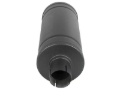 Picture of aFe MACH Force-Xp 409 SS Muffler w/ Black finish 2-1/2in Inlet & Outlet 14in x 16in Diameter