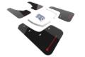 Picture of Rally Armor 18-26 Subaru Ascent Black UR Mud Flap w/Red Logo