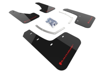 Picture of Rally Armor 18-26 Subaru Ascent Black UR Mud Flap w/Red Logo