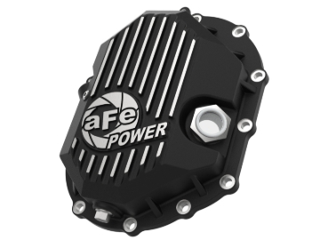 Picture of AFE Power 11-18 GM 2500-3500 AAM 9.25 Axle Front Differential Cover Black Machined Street Series