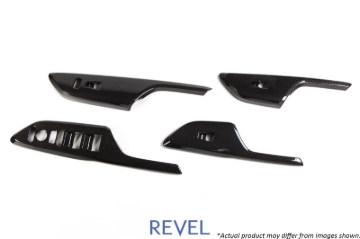 Picture of Revel GT Dry Carbon Window Switch Panels (FL/FR/RL/RR) 16-18 Honda Civic - 4 Pieces