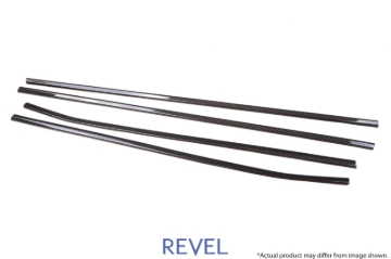 Picture of Revel GT Dry Carbon Window Outer Trim (FL/FR/RL/RR) 15-18 Subaru WRX/STI - 4 Pieces