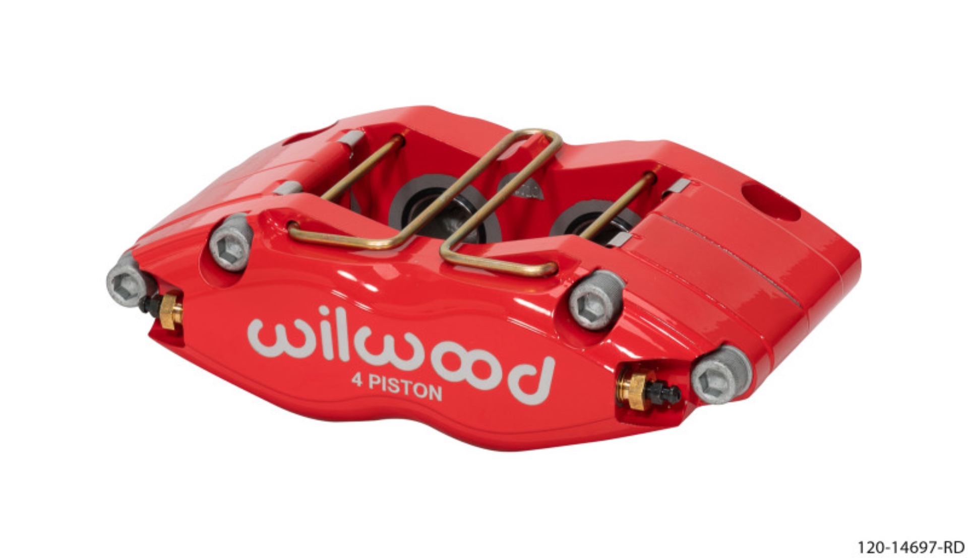 Picture of Wilwood Caliper-Dynapro Single 5.98in Mount-Red 1.58in Piston 1.1in Disc