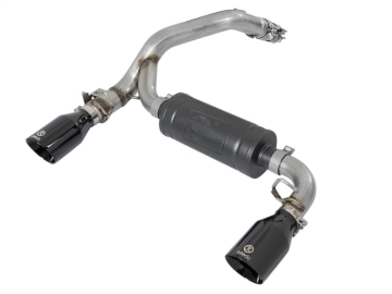 Picture of aFe Takeda 3in 304 SS Axle-Back Exhaust System w/ Black Tip 16-18 Ford Focus RS 2.3L (t)