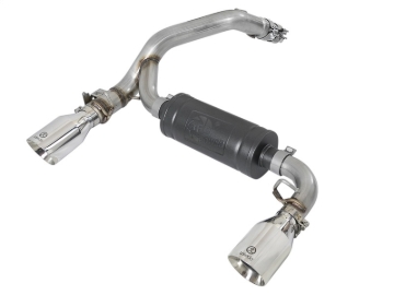 Picture of aFe Takeda 3in 304 SS Axle-Back Exhaust System w/ Polished Tip 16-18 Ford Focus RS 2.3L (t)
