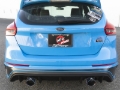 Picture of aFe Takeda 3in 304 SS Axle-Back Exhaust System w/ Blue Flame Tip 16-18 Ford Focus RS 2.3L (t)