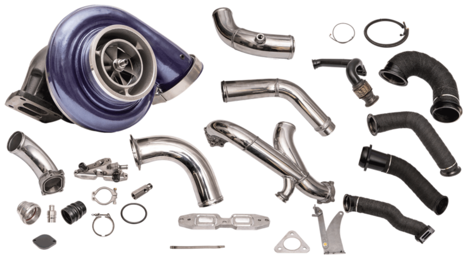Picture of ATS Diesel Aurora 6000 Plus Compound Turbo Kit - 2015+ Ford 6.7L Powerstroke
