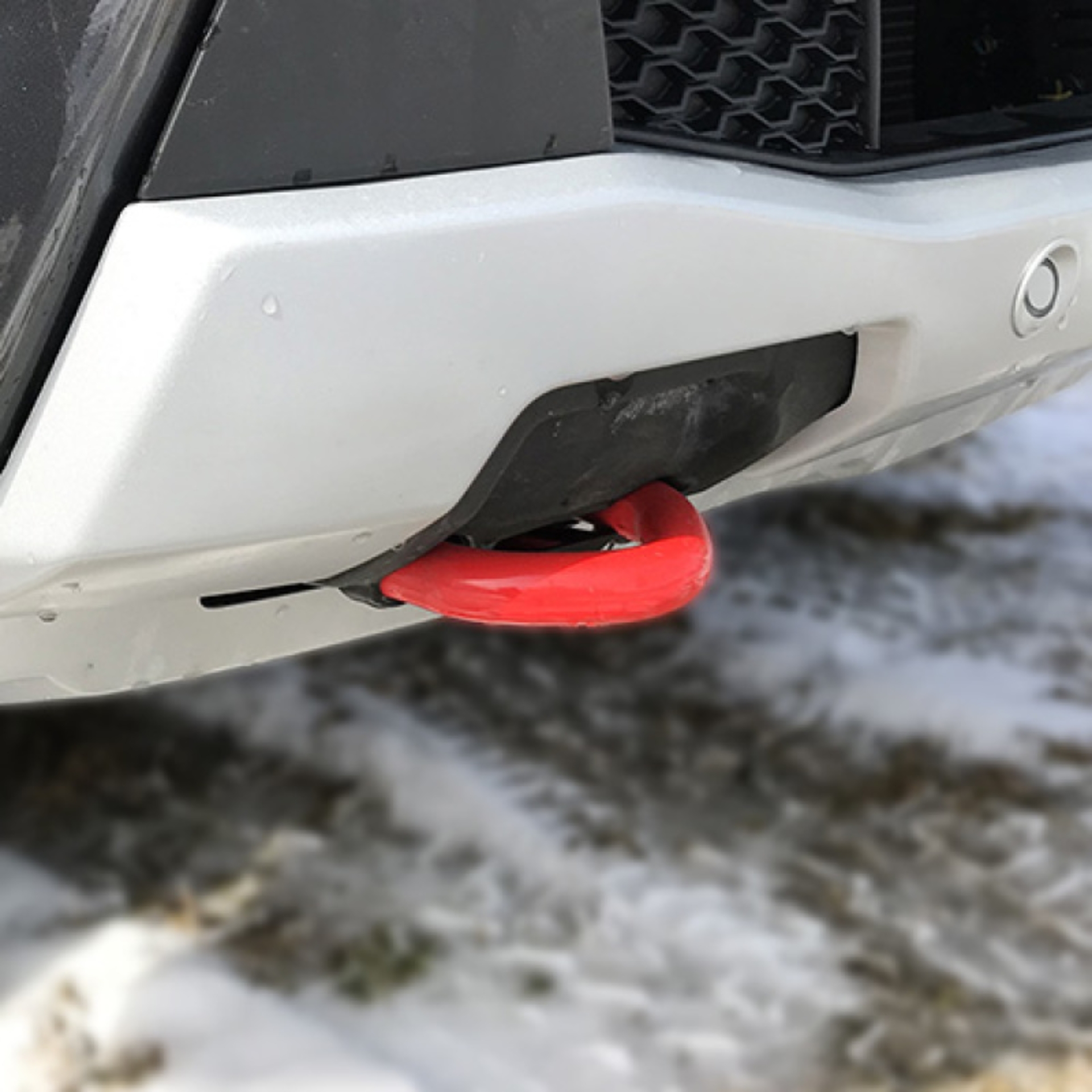 Picture of Ford Racing Front Tow Hooks - Pair - Red - M-18954-RA