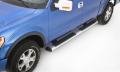 Picture of Lund 2019 Chevy Silverado 1500 Ext. Cab (Rocker Panel Mount) 6in Oval Straight SS Nerf Bars-Polished