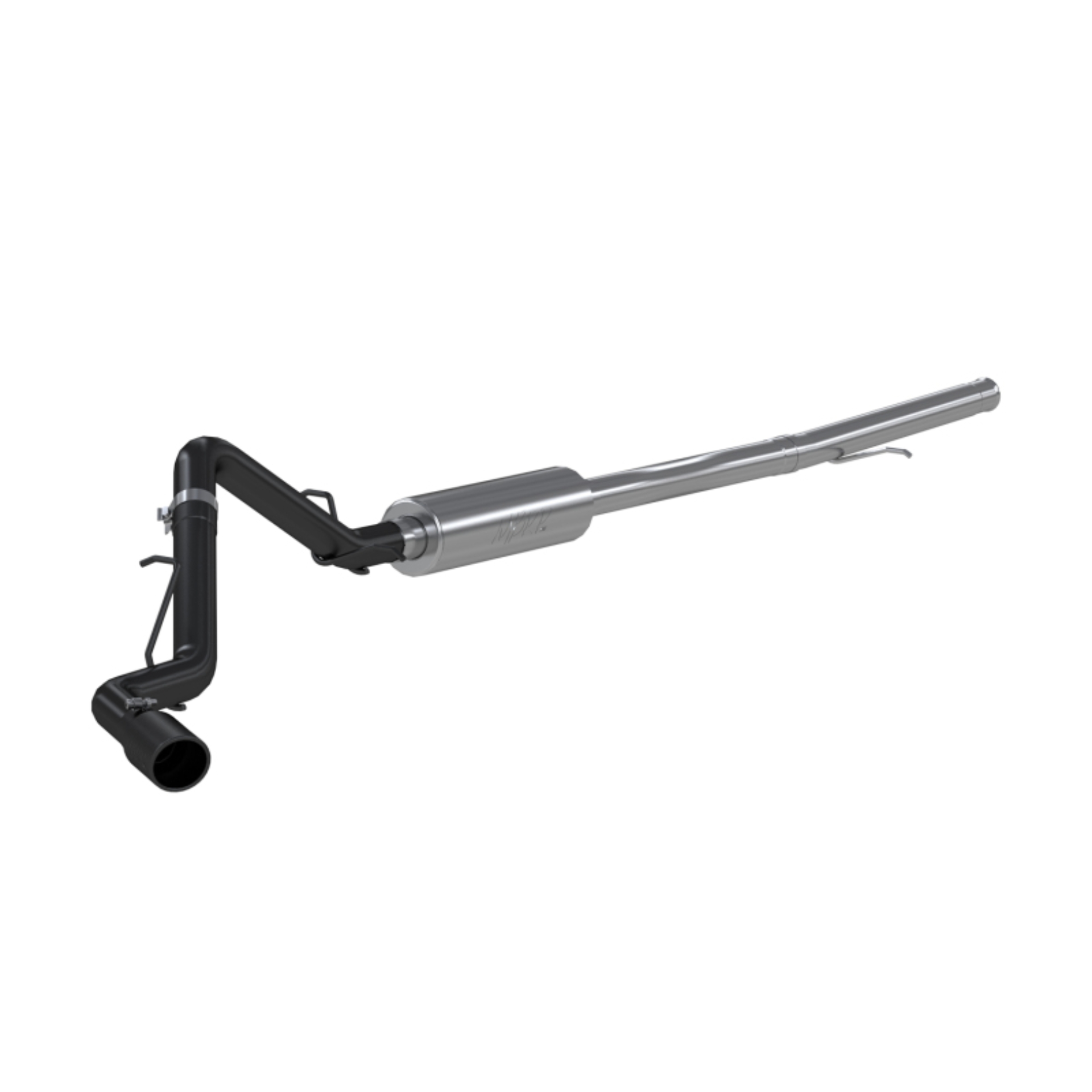 Picture of MBRP 2019 Chevrolet/GMC 1500 Silverado/Sierra 4.3L & 5.3L 3 in Cat Back, Single Side (Black Coated)