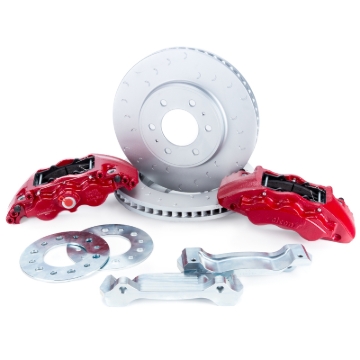 Picture of Alcon 09-20 F-150/Raptor Gen1-2 347x36mm Rotors 6-Piston Red Front Brake Kit Requires alcAC011507NAN