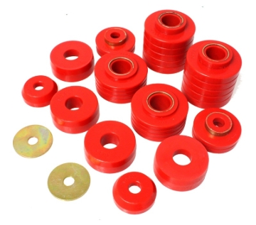 Picture of Energy Suspension ES Body Mounts-Red Bushing Kits - 4.4107R