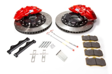 Picture of Alcon 2009+ Nissan GT-R R35 380x33mm Rotor 4 Piston Caliper RC4 Rear Axle Kit - Red