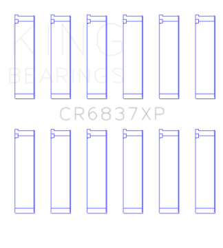 Picture of King Engine Bearings Honda J30/J35 Connecting Rod Bearing Set (Set of 6)