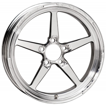 Picture of Weld Alumastar 1-Piece 17x4.5 / 5x4.5 BP / 2.25in. BS Polished Wheel - Non-Beadlock