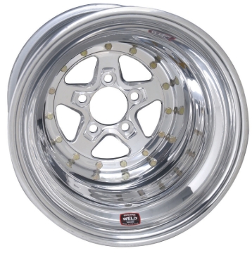 Picture of Weld Alumastar 2.0 15x4 / 5x4.75 BP 1.7 / 5in. BS Polished Wheel - Non-Beadlock