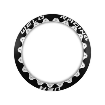 Picture of Weld Double Beadlock Ring 16in. / 18-Hole Drag Ultra Lite - Black