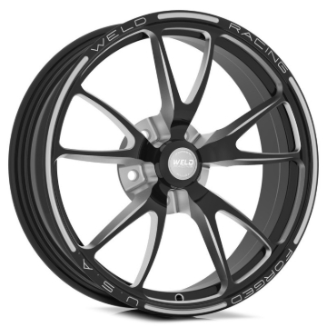 Picture of Weld Full Throttle 1-Piece 15x3.5 / 5x4.5 BP / 2.25in. BS Black Wheel - Non-Beadlock