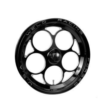 Picture of Weld Magnum 1-Piece 15x3.5 / Strange Spindle MT / 1.75in. BS Black Wheel - Non-Beadlock
