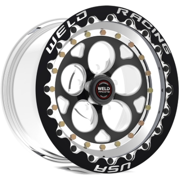 Picture of Weld Magnum III 15x10 / 5x4.5 BP / 7.5in. BS Black Wheel - Black Single Beadlock MT
