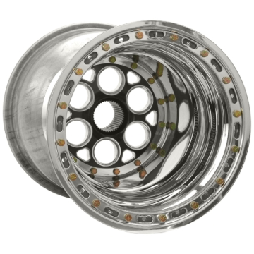Picture of Weld Magnum Sprint 15x15 / 42-Spline / 6in. BS Black Wheel - Beadlock / No Cover