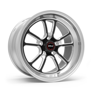 Picture of Weld S70 17x4.5 / 5x4.75 BP / 2.2in. BS Black Wheel (Medium Pad) - Non-Beadlock