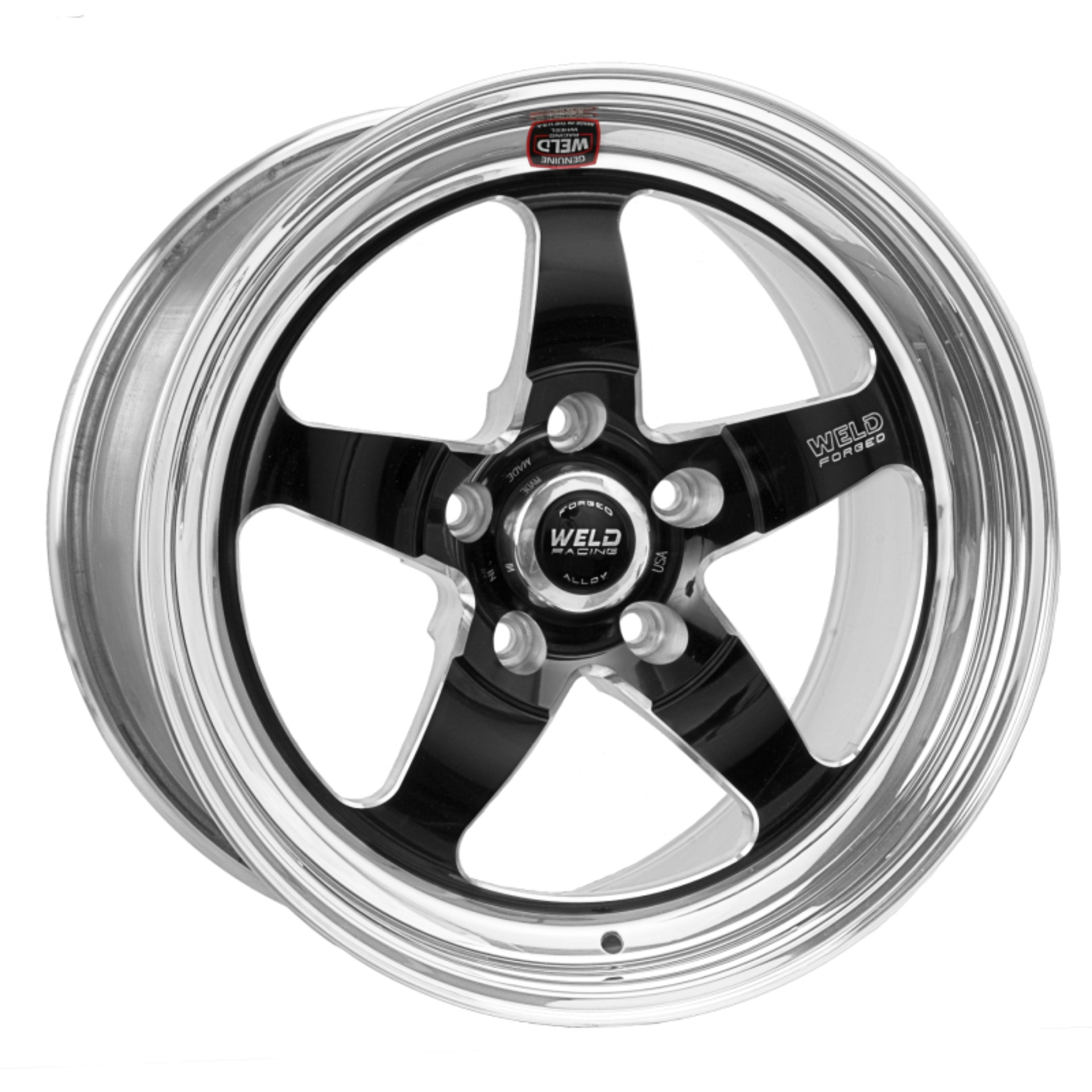 Picture of Weld S71 17x7 / 5x4.5 BP / 5.3in. BS Black Wheel (Medium Pad) - Non-Beadlock