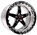 Picture of Weld S71 17x11 / 5x4.5 BP / 6.2in. BS Black Wheel (High Pad) - Black Single Beadlock MT