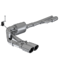 Picture of MBRP 2019+ Chevrolet Silverado 1500 4.5L/5.3L Pre-Axle Dual Side Exit w/ 4in OD Tip- T304