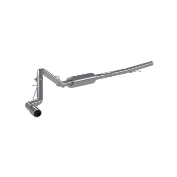 Picture of MBRP 2019+ Chevrolet/GMC Silverado & Sierra 1500 3inch Cat Back Single Side Exit Aluminized Exhaust