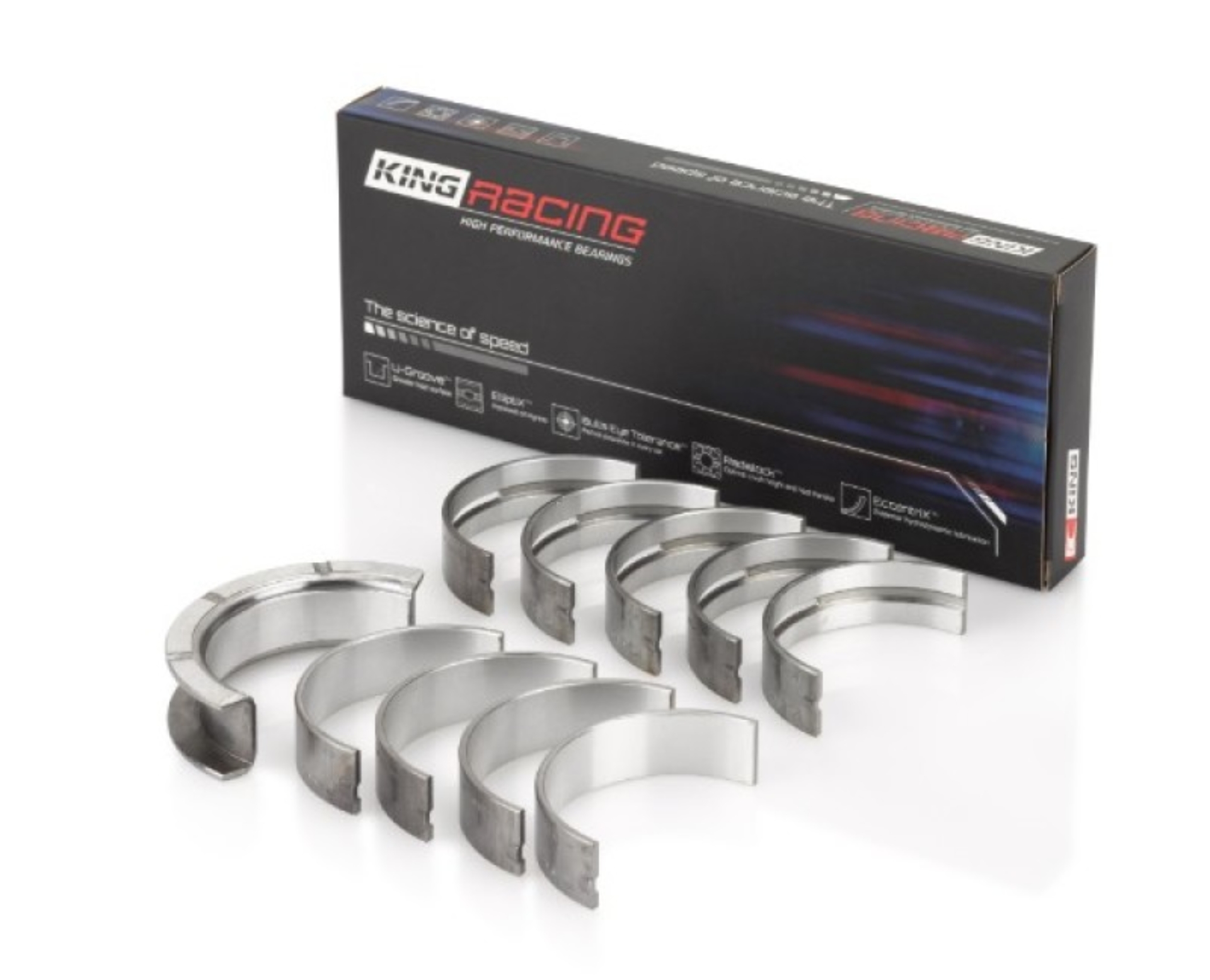 Picture of King Engine Bearings Chevrolet 400 V8 Crankshaft Main Bearings