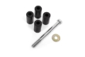 Picture of BMR 15-18 Ford Mustang S550 Rear Cradle Bushing Kit w/ Centering Sleeves- Black