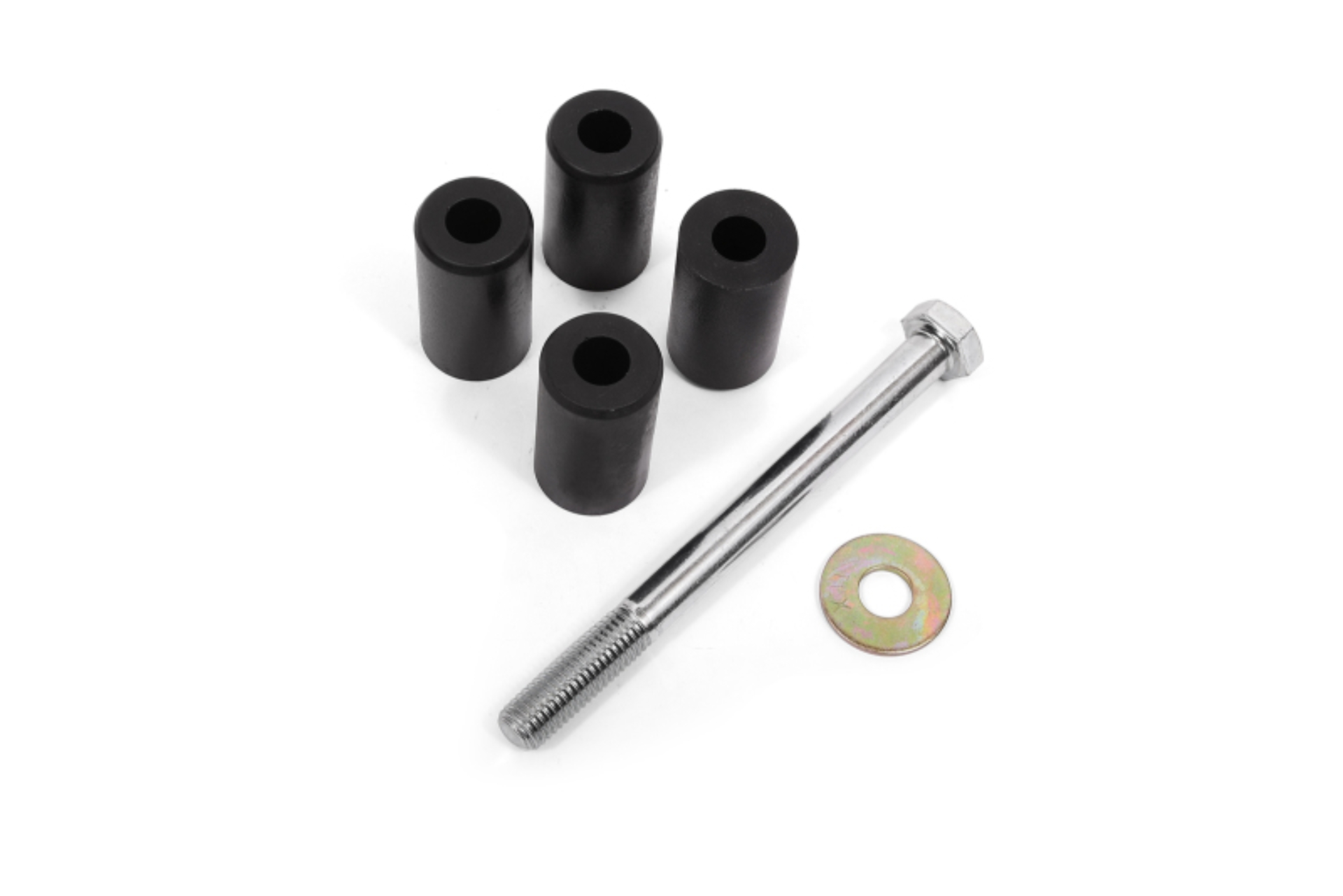 Picture of BMR 15-18 Ford Mustang S550 Rear Cradle Bushing Kit w/ Centering Sleeves- Black