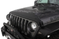 Picture of Bushwacker 18-19 Jeep Wrangler Rubicon/Sport//Unlimited/Sport S Hood Stone Guard- Black